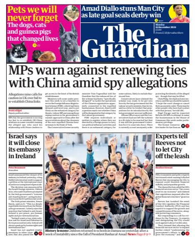 The Guardian Newspaper issue Monday, 16 December 2024