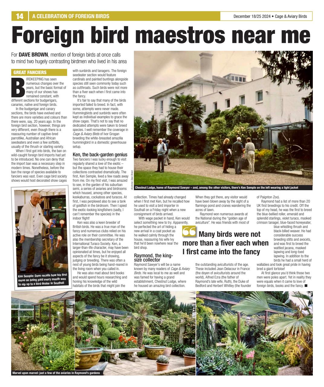 Cage & Aviary Birds Preview Pages