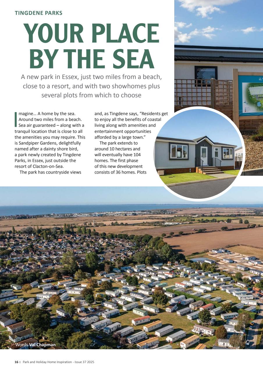 Park and Holiday Home Inspiration magazine Preview Pages