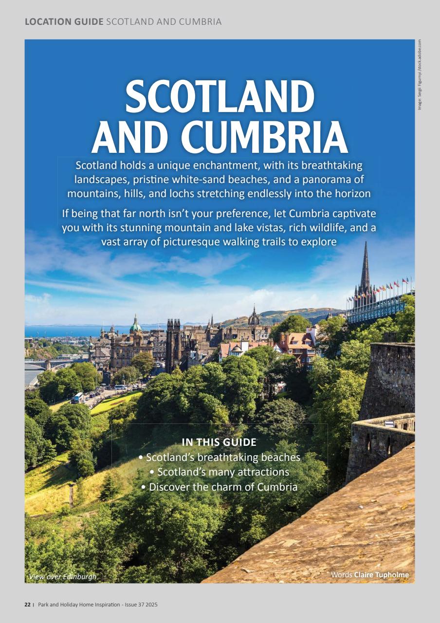 Park and Holiday Home Inspiration magazine Preview Pages