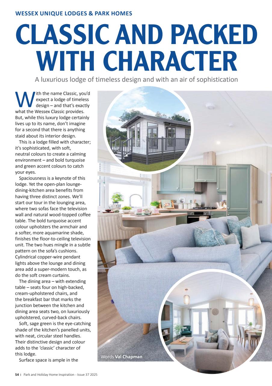 Park and Holiday Home Inspiration magazine Preview Pages