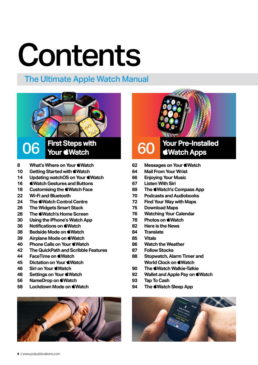 Apple Watch The Complete Manual Preview Pages