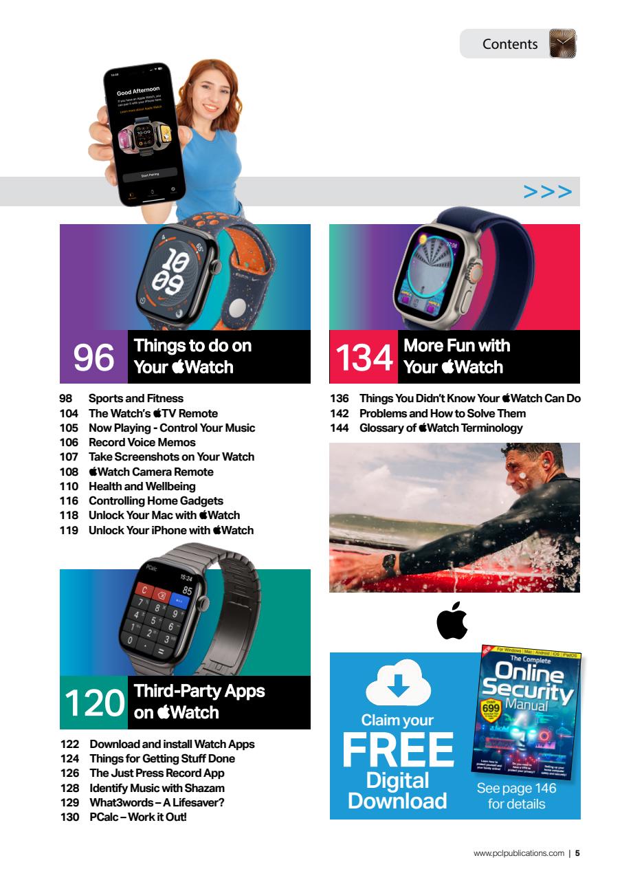 Apple Watch The Complete Manual Preview Pages