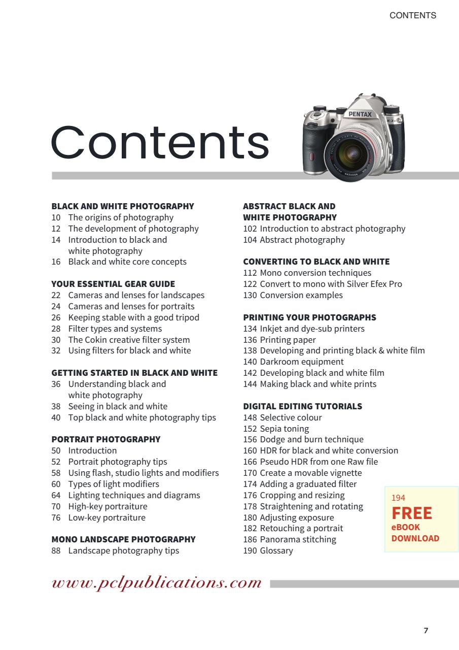 Black & White Photography The Complete Manual Preview Pages