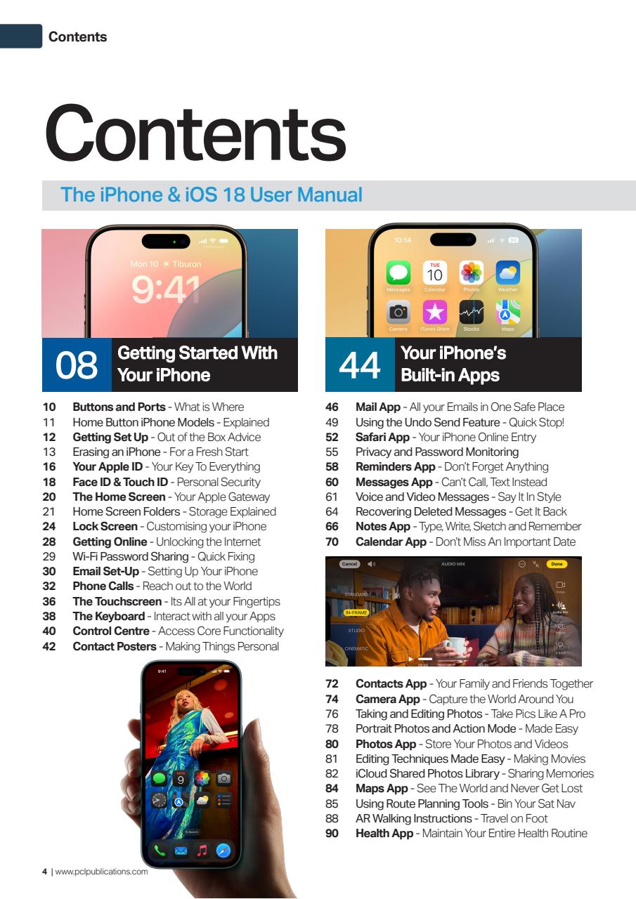 iPhone The Complete Manual Preview Pages