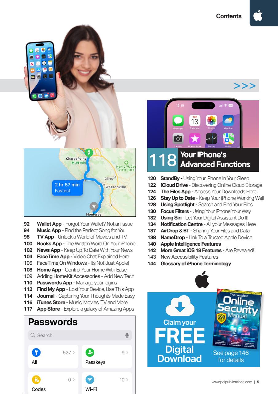 iPhone The Complete Manual Preview Pages