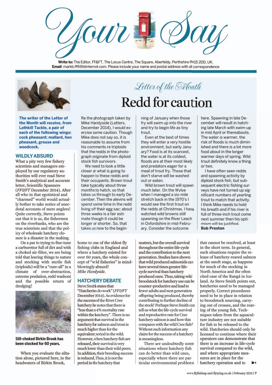 Fly Fishing and Fly Tying Preview Pages