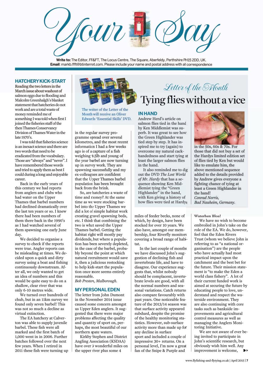 Fly Fishing and Fly Tying Preview Pages