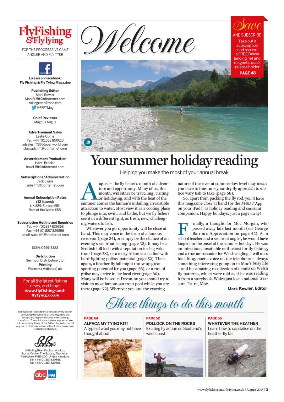 Fly Fishing and Fly Tying Preview Pages