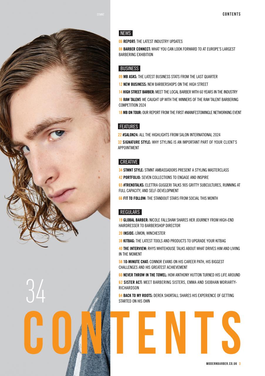 Modern Barber Preview Pages