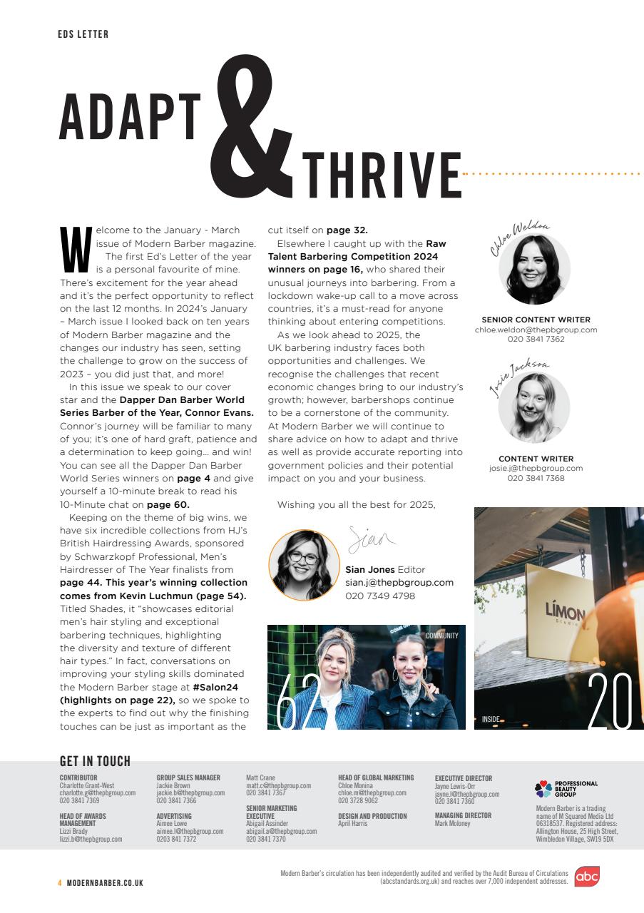 Modern Barber Preview Pages