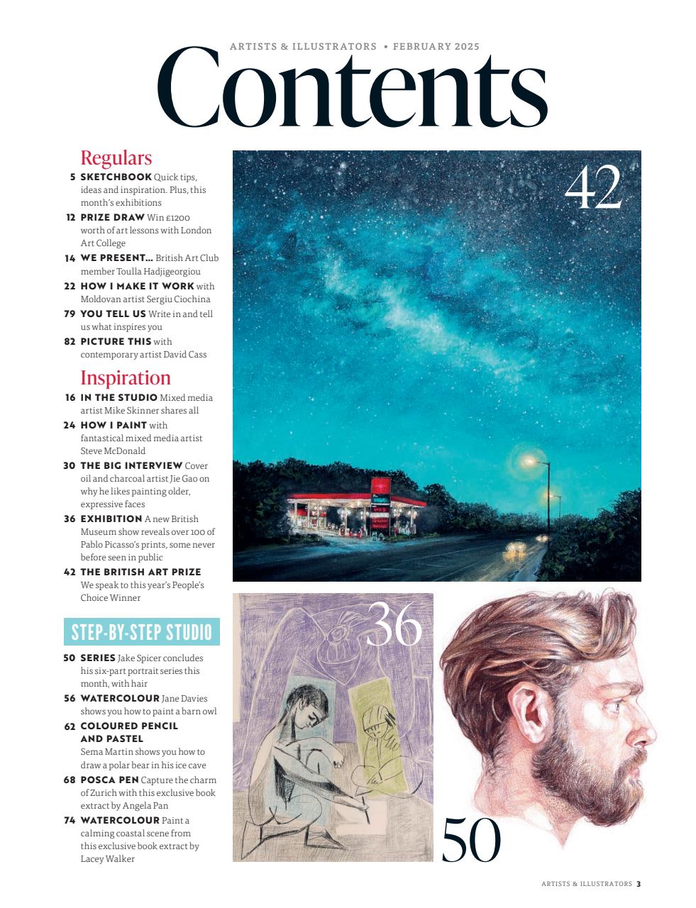 Artists & Illustrators Preview Pages