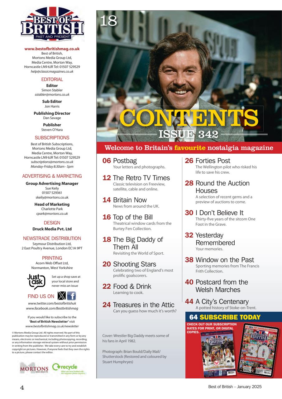 Best of British Preview Pages