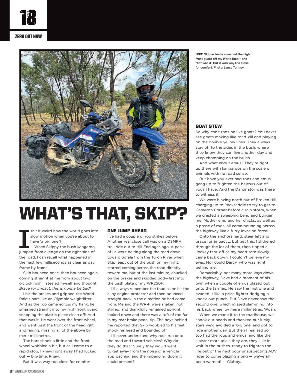 Australian Adventure Bike Preview Pages