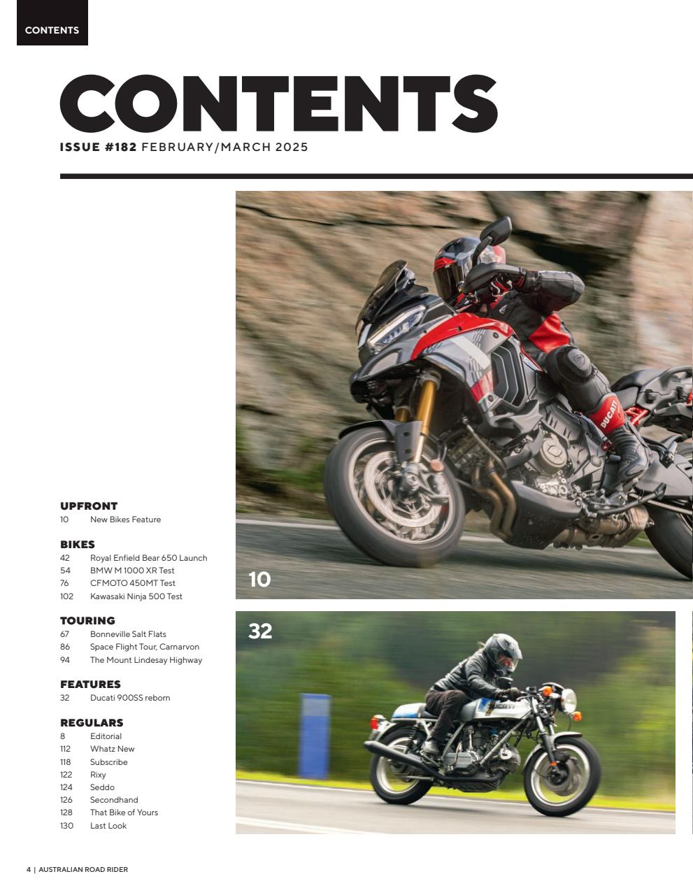 Australian Road Rider Preview Pages