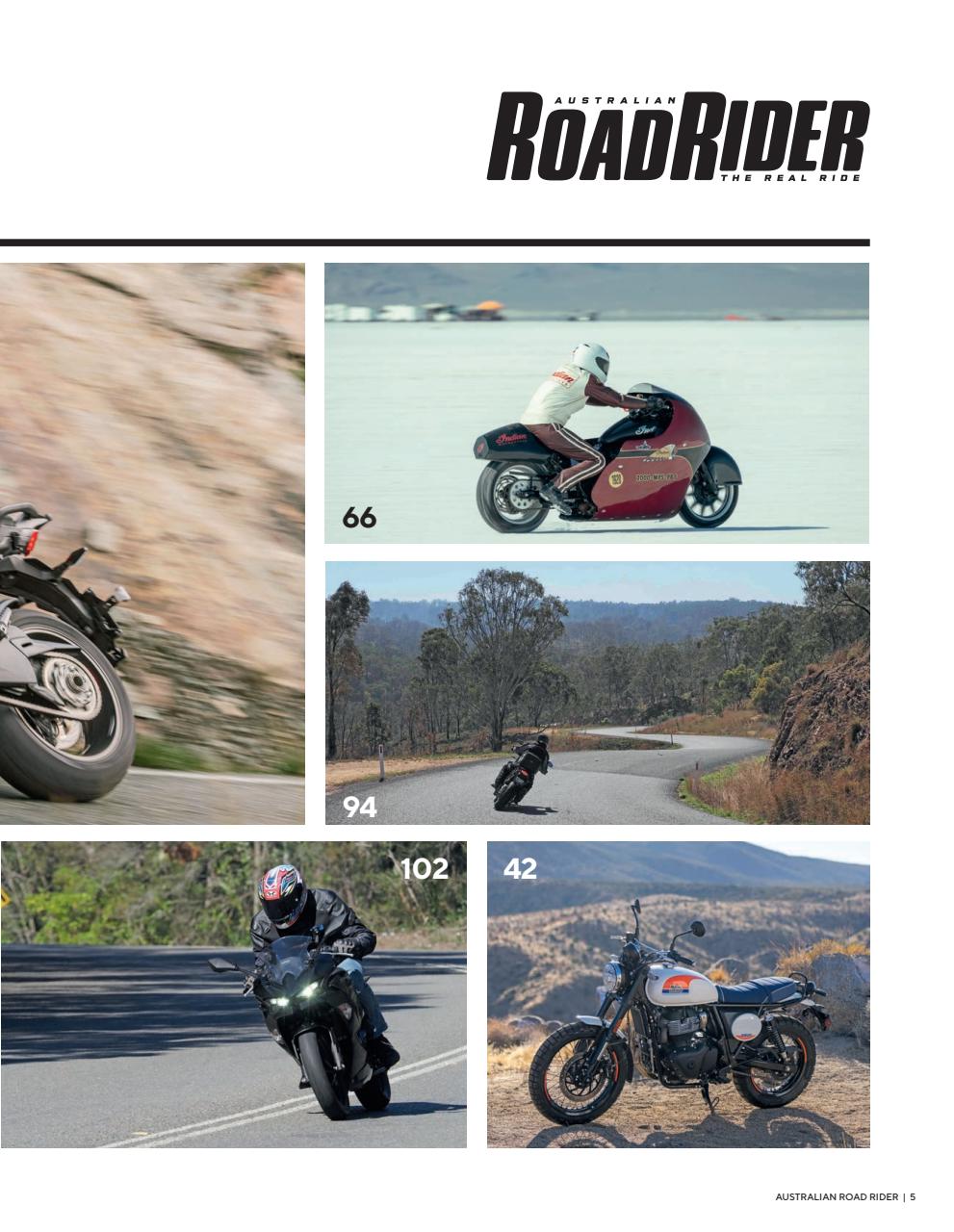 Australian Road Rider Preview Pages