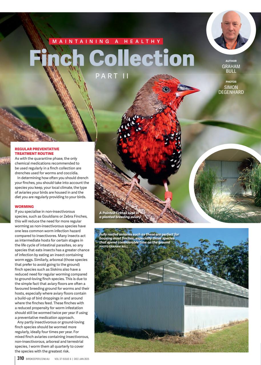 Australian Birdkeeper Magazine Preview Pages