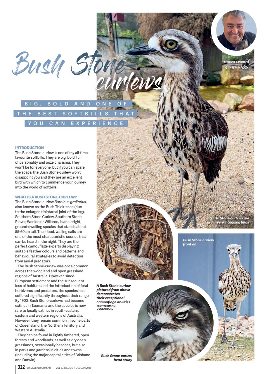 Australian Birdkeeper Magazine Preview Pages