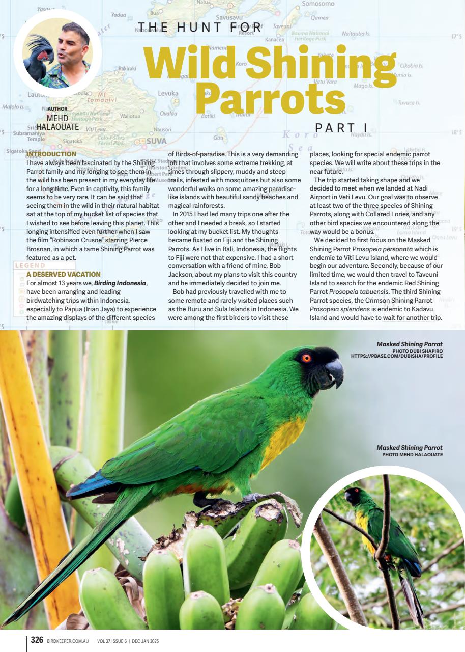 Australian Birdkeeper Magazine Preview Pages