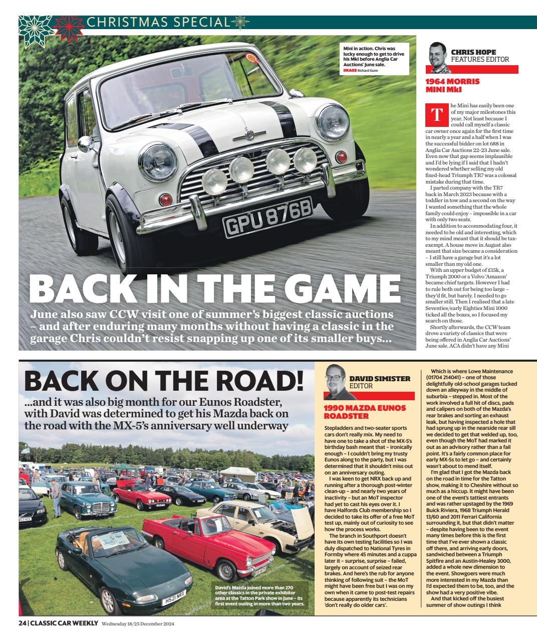 Classic Car Weekly Preview Pages