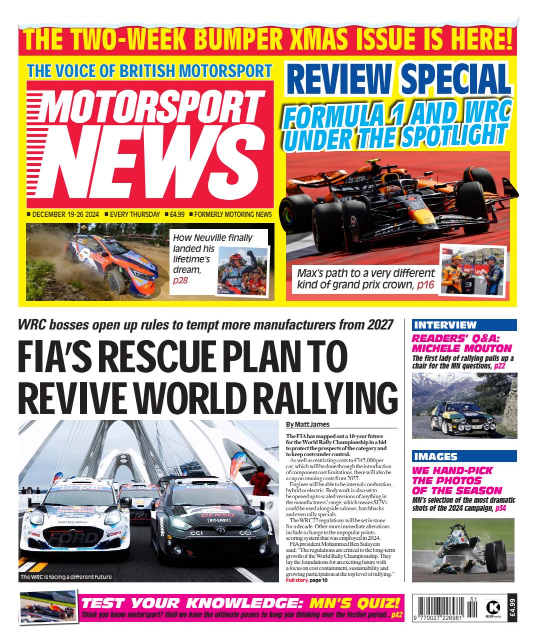 Motorsport News Preview Pages