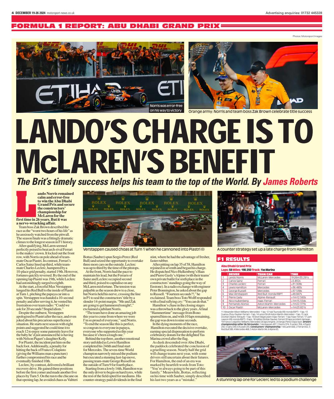 Motorsport News Preview Pages