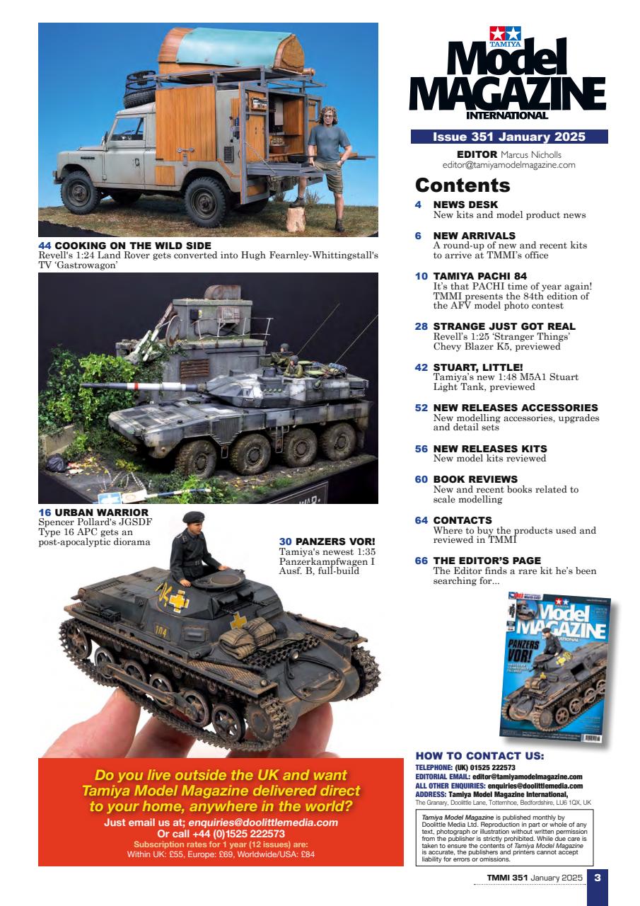 Tamiya Model Magazine Preview Pages