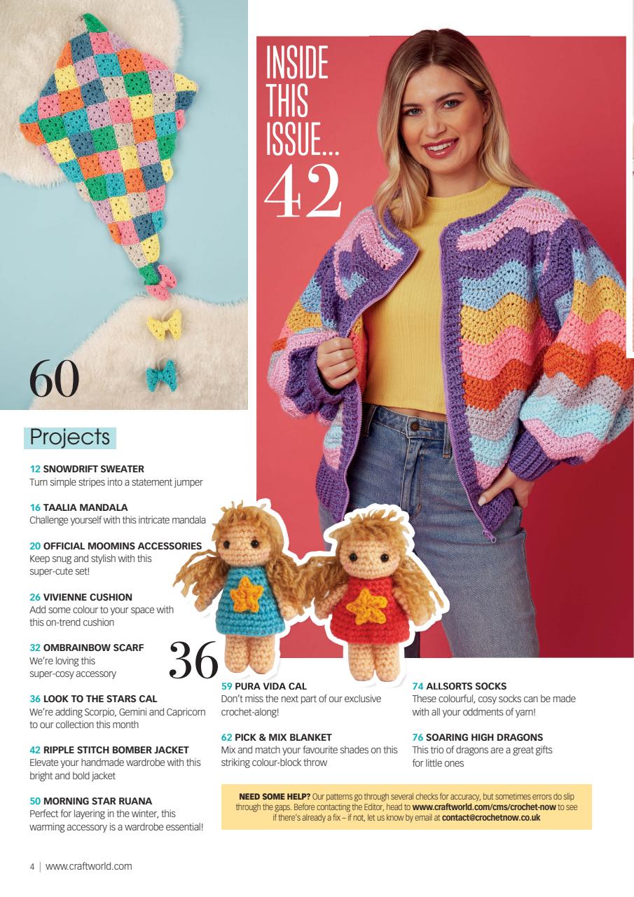 Crochet Now Magazine Preview Pages