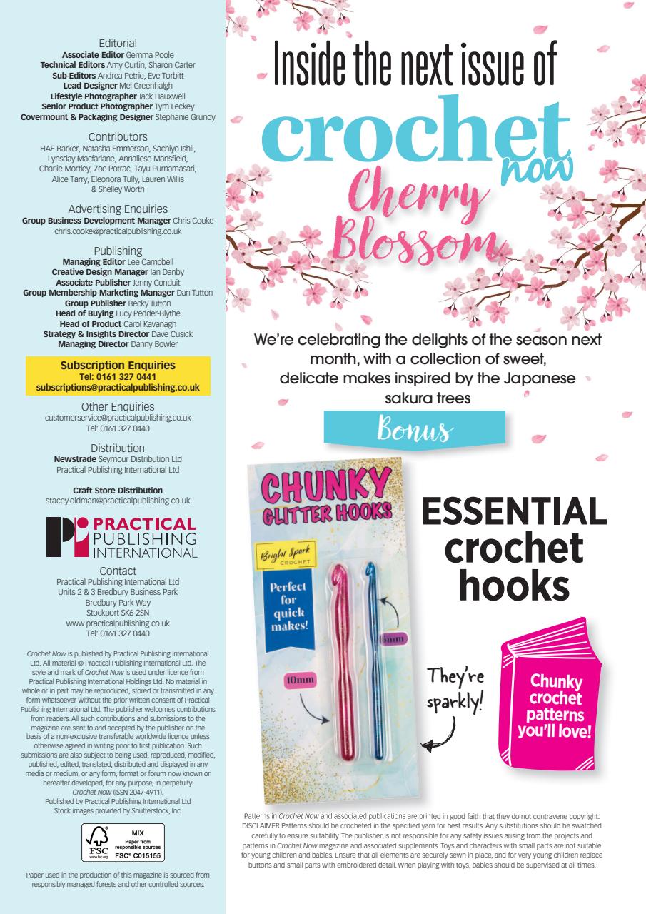 Crochet Now Magazine Preview Pages