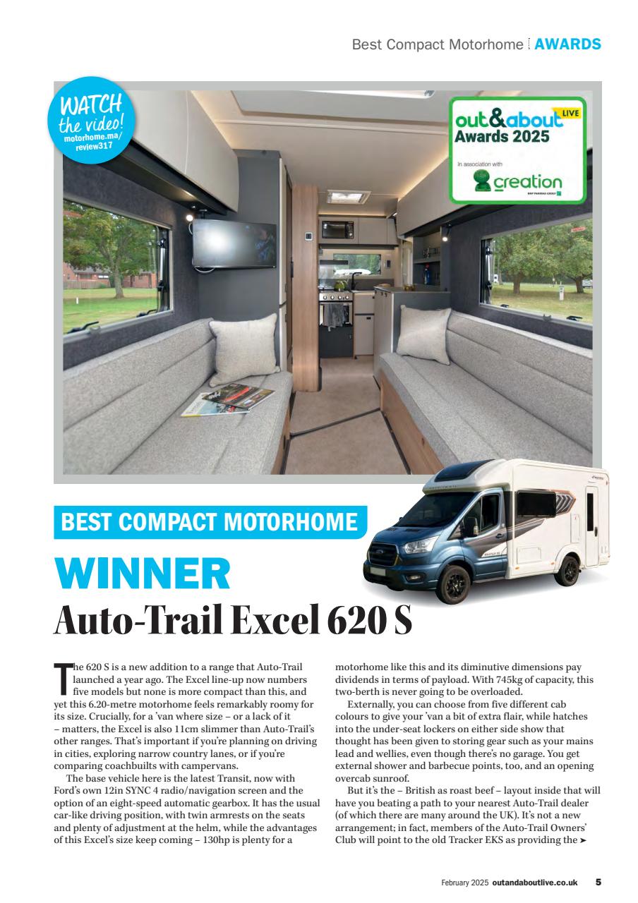 What Motorhome magazine Preview Pages