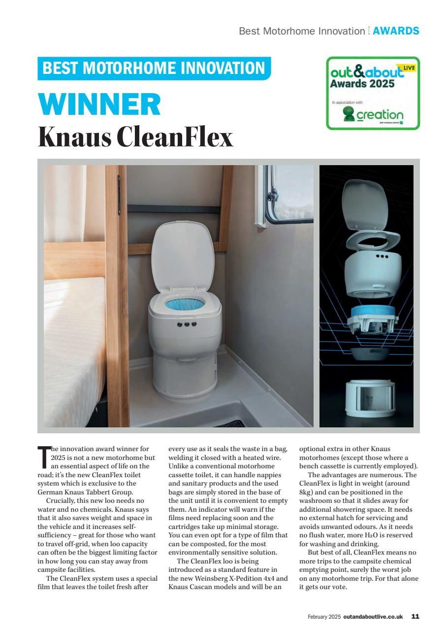 What Motorhome magazine Preview Pages