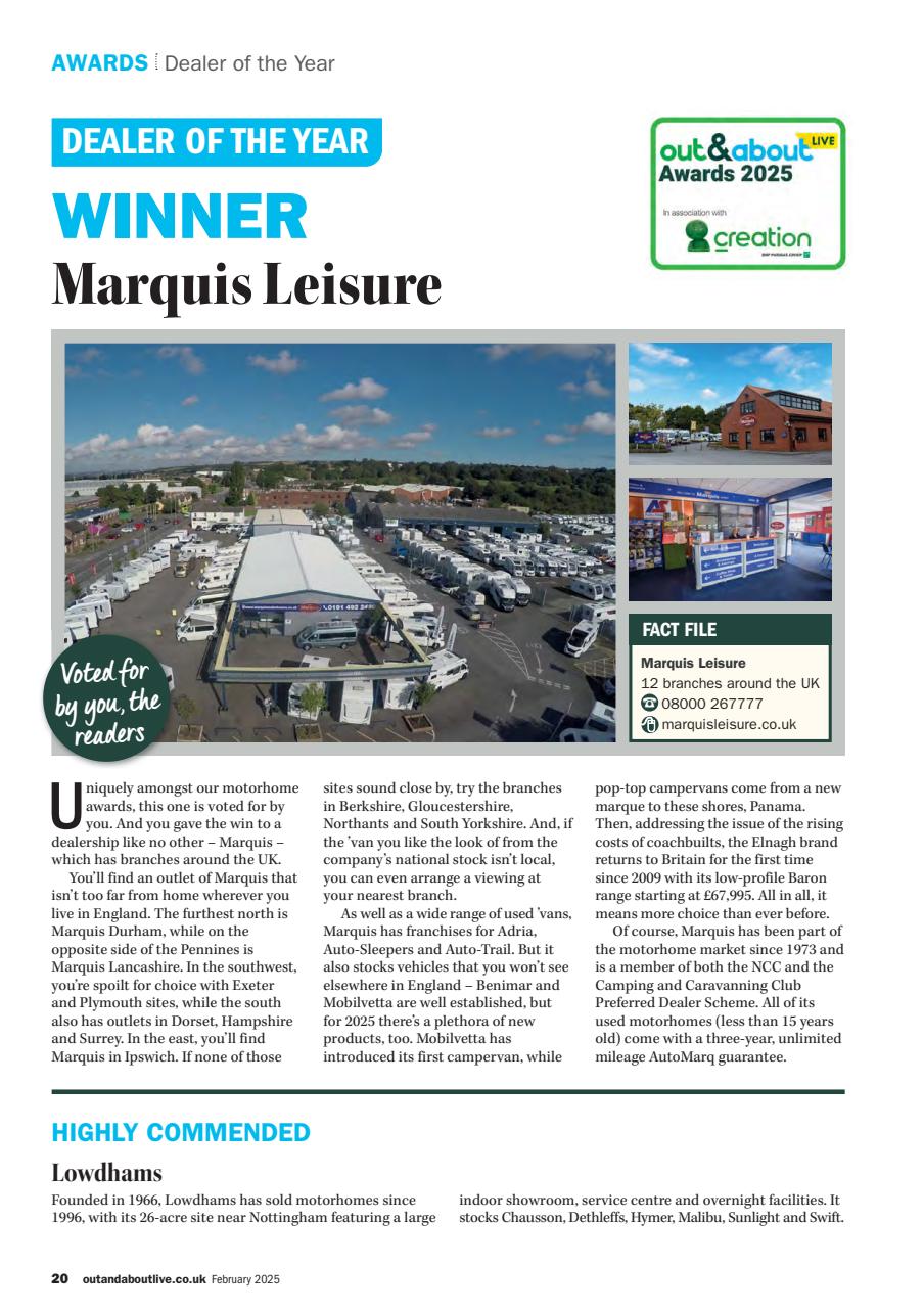 What Motorhome magazine Preview Pages