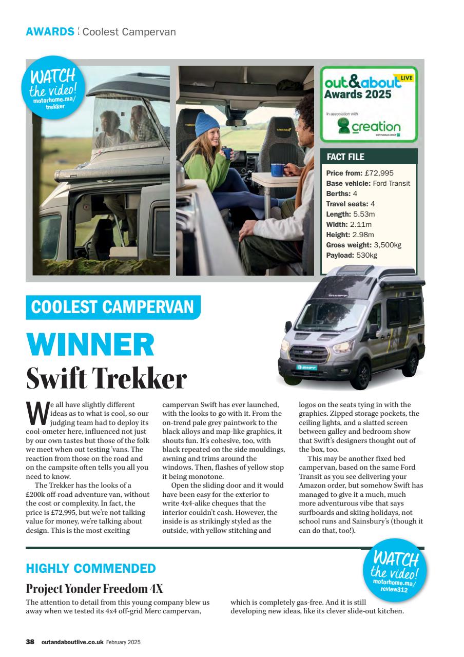 What Motorhome magazine Preview Pages
