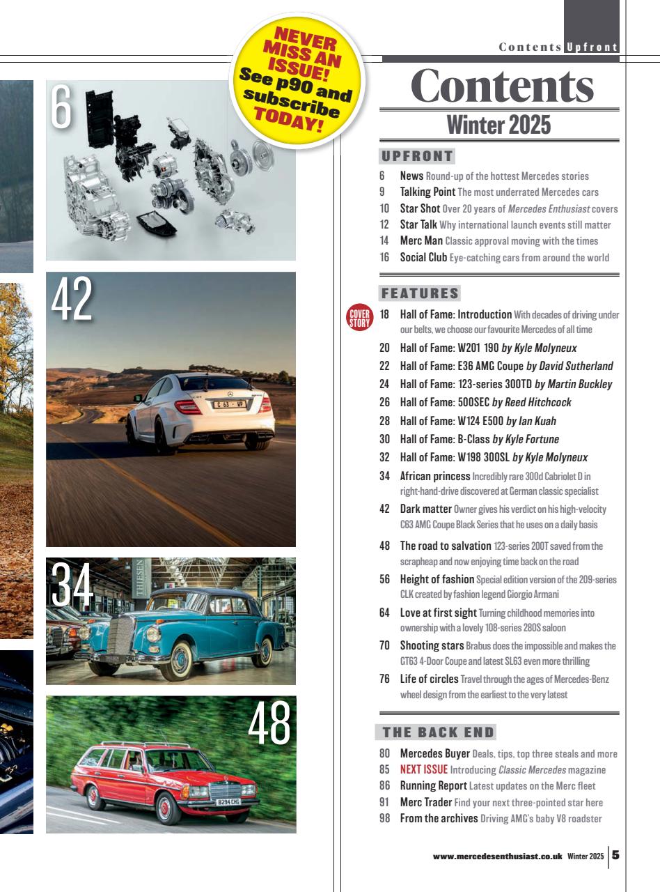 Mercedes Enthusiast Preview Pages