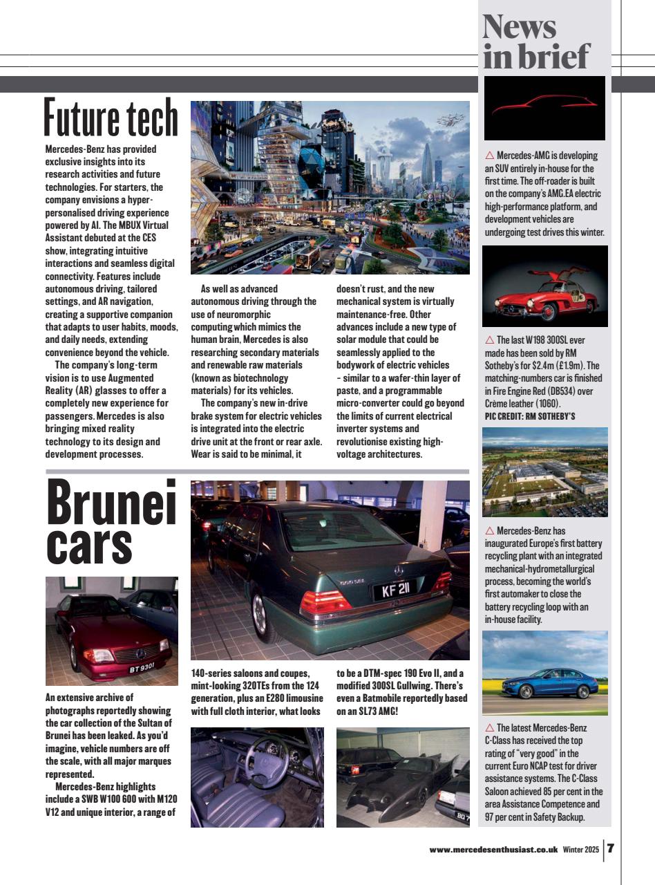 Mercedes Enthusiast Preview Pages