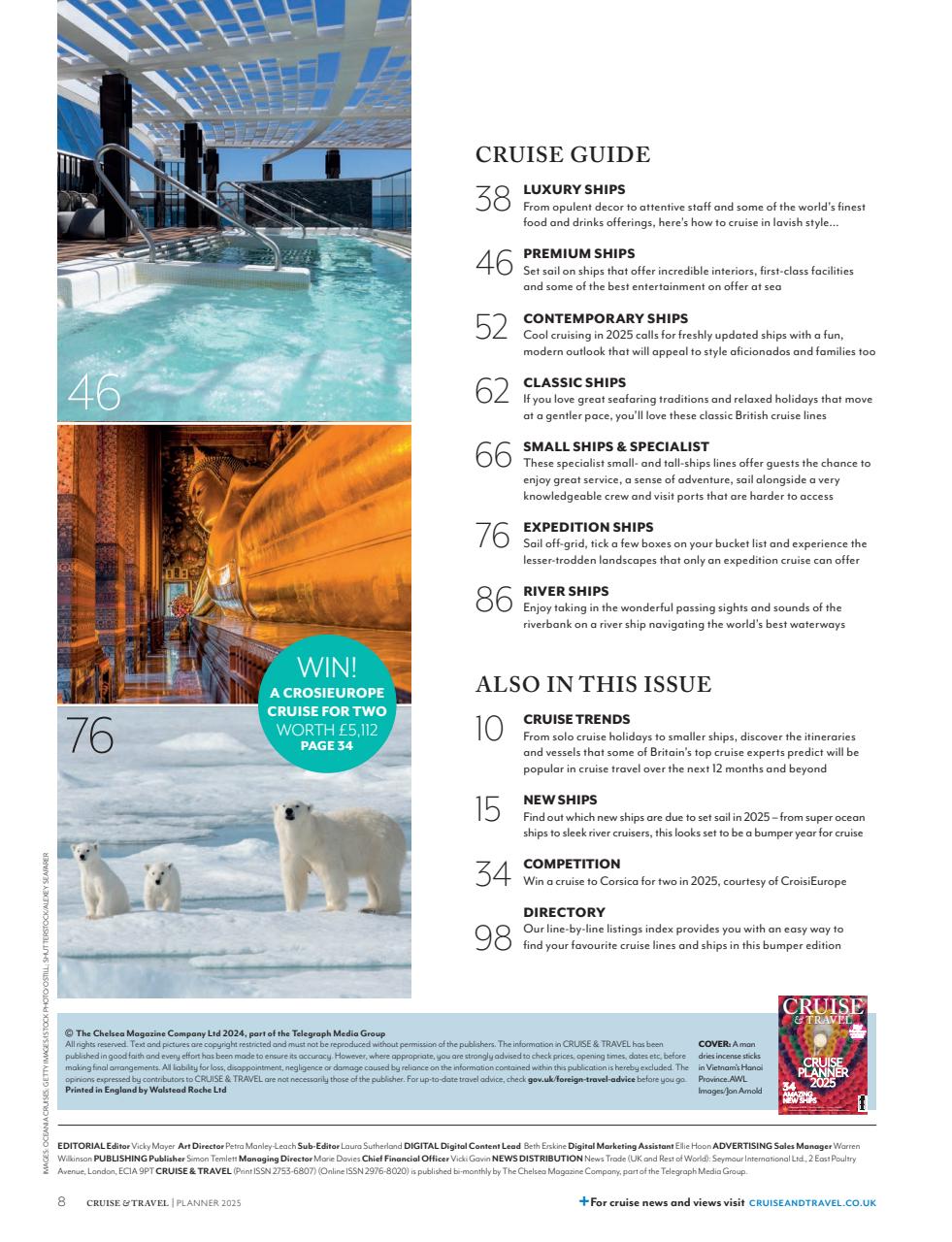 Cruise & Travel Preview Pages