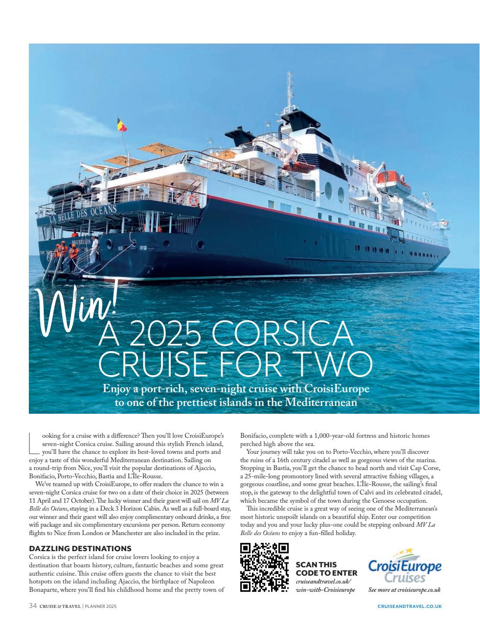 Cruise & Travel Preview Pages