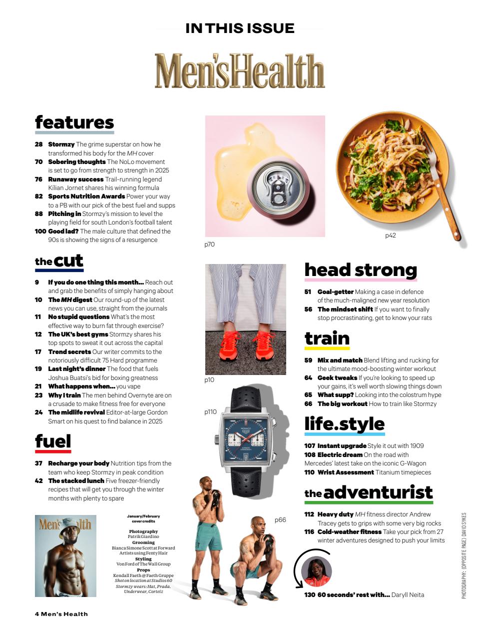 Men's Health Preview Pages