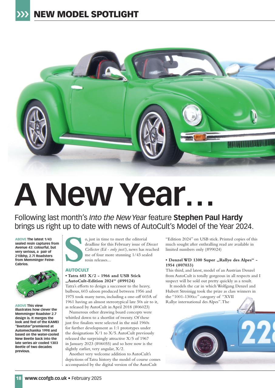 Diecast Collector Preview Pages