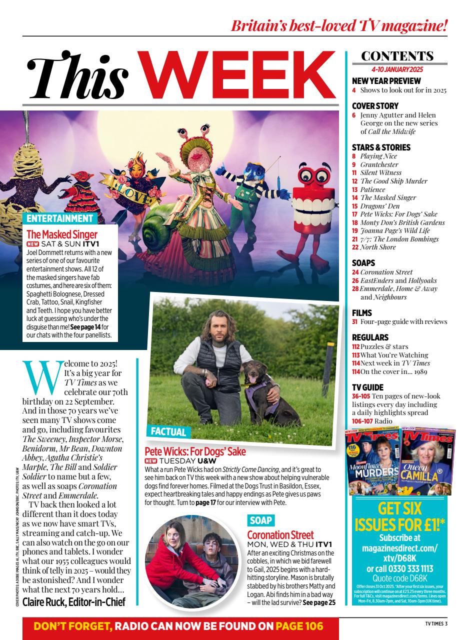 TV Times Preview Pages