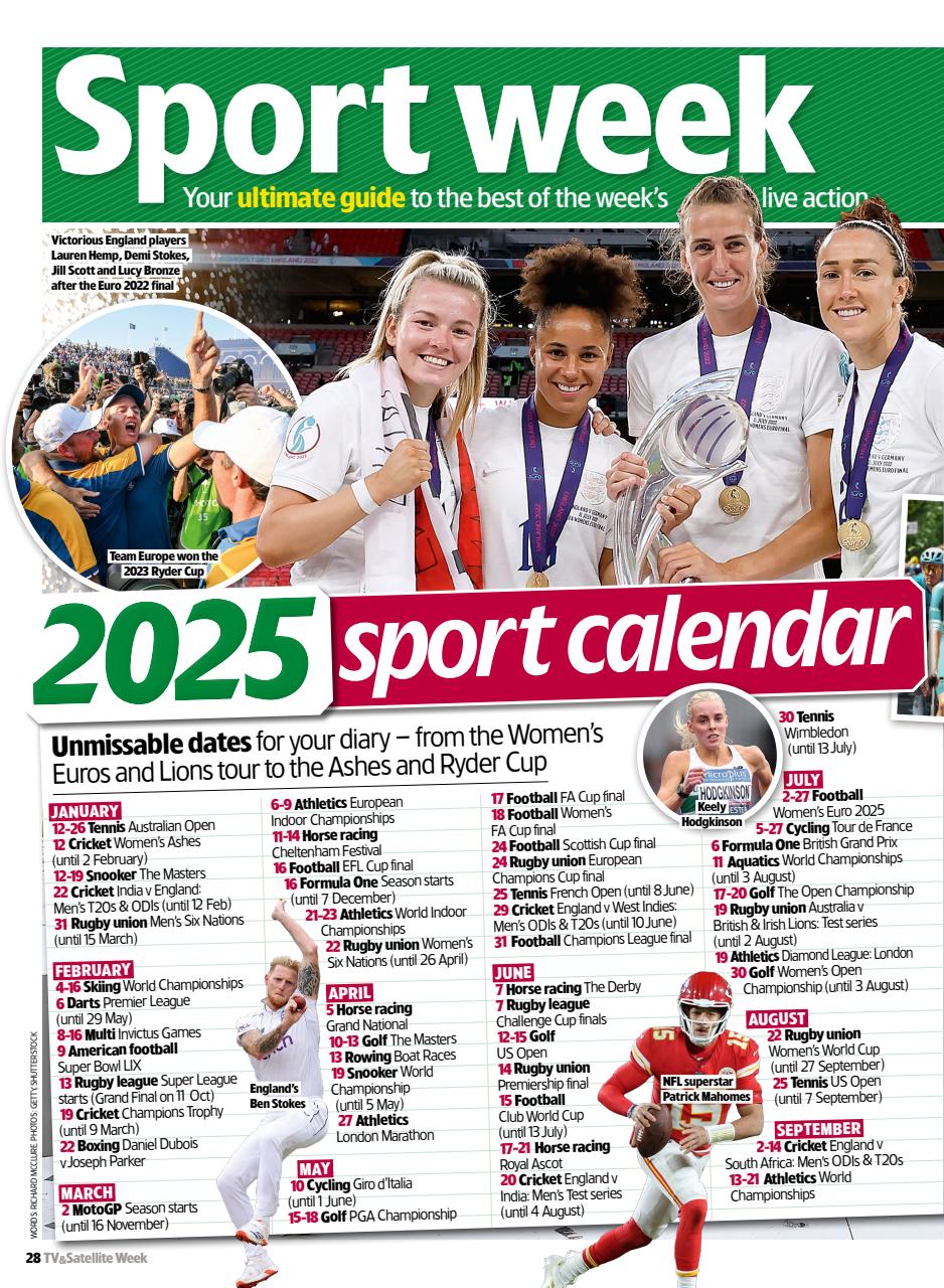 TV & Satellite Week Preview Pages