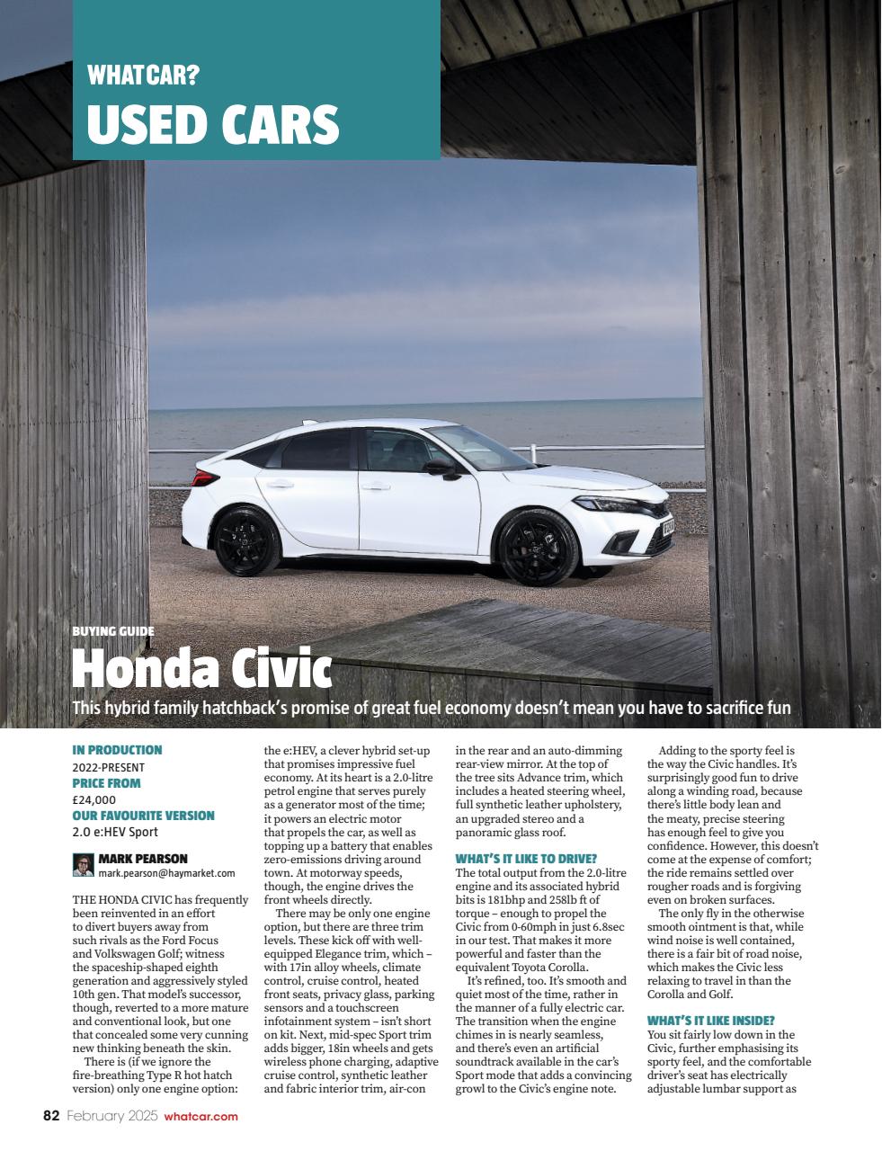 What Car? Preview Pages