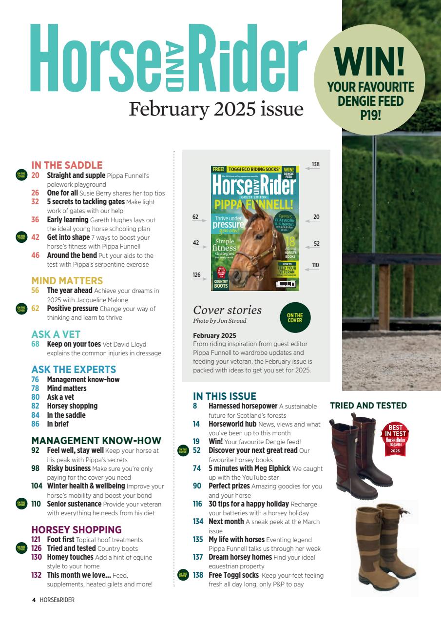 Horse&Rider Magazine - UK equestrian magazine for Horse and Rider Preview Pages