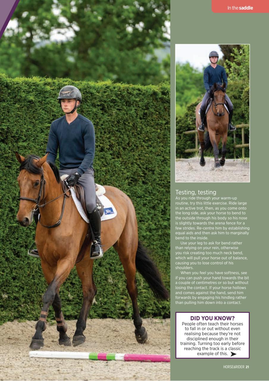 Horse&Rider Magazine - UK equestrian magazine for Horse and Rider Preview Pages
