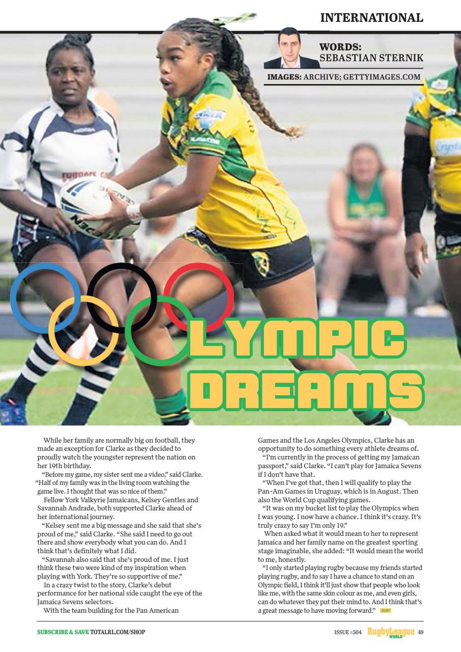 Rugby League World Preview Pages