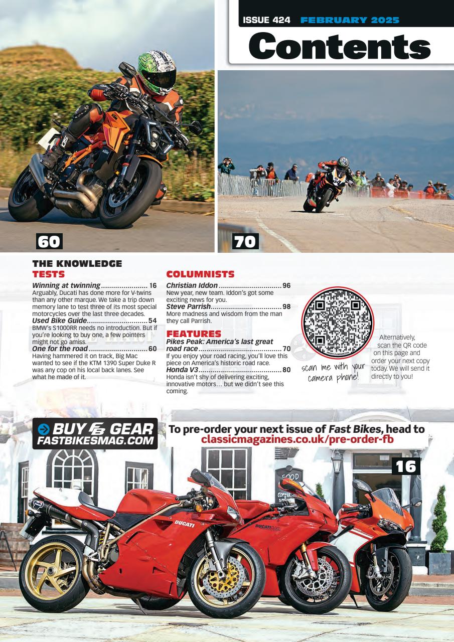 Fast Bikes Preview Pages