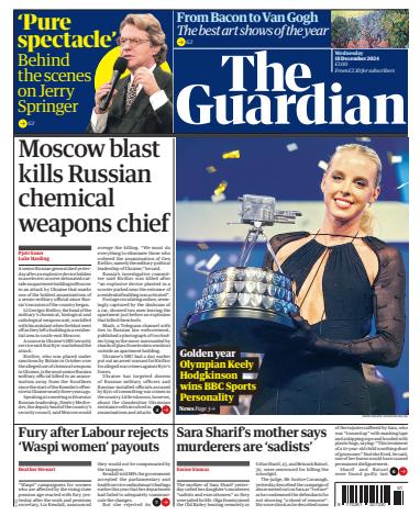 The Guardian Newspaper issue Wednesday, 18 December 2024