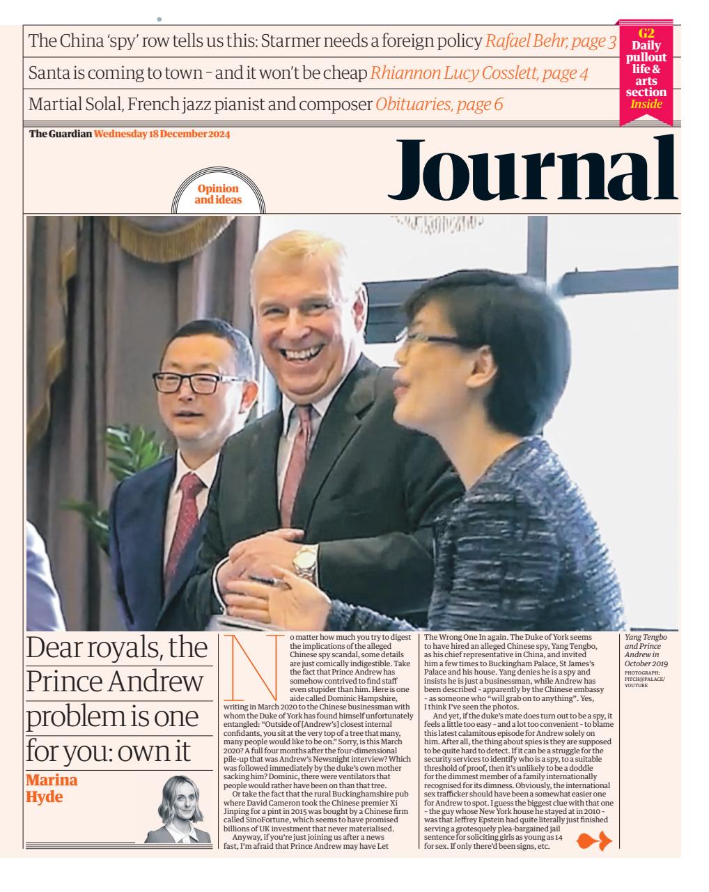 The Guardian Newspaper Preview Pages