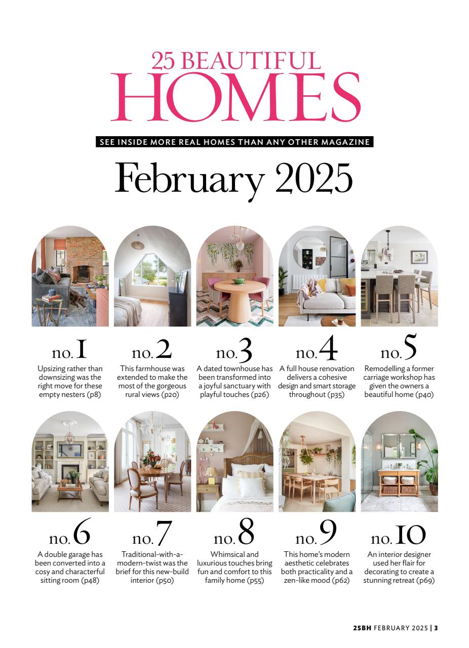 25 Beautiful Homes Preview Pages