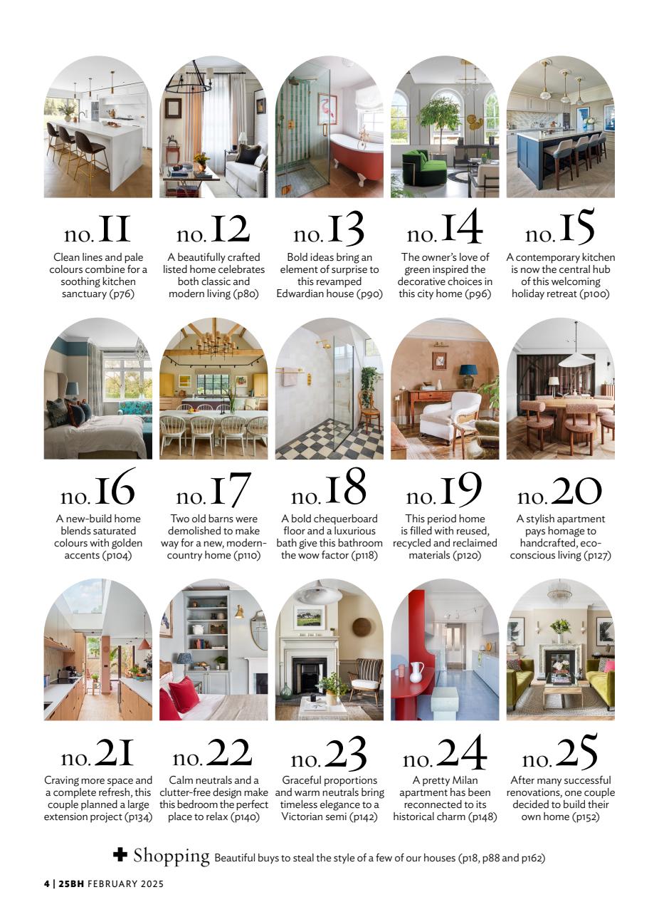 25 Beautiful Homes Preview Pages